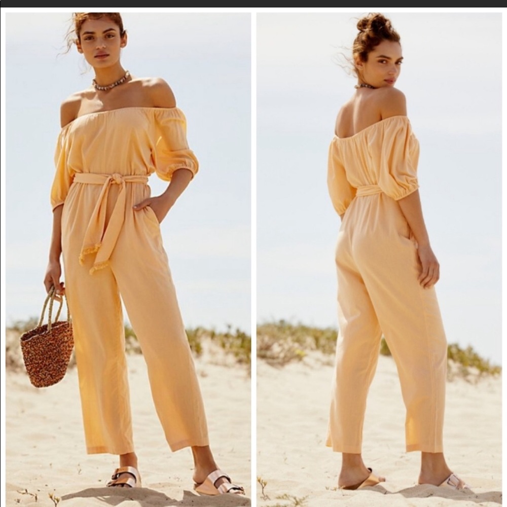 Free people Nalani off-the-shoulder jumpsuit